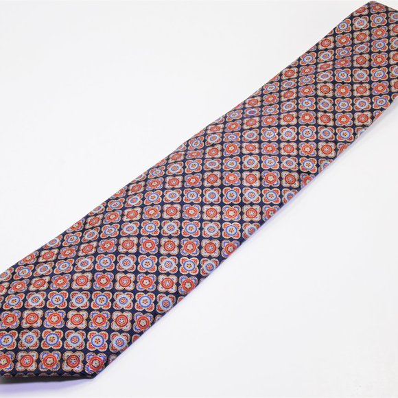 Stefano Ricci Multicolor Geometric 100% Silk Tie - Picture 3 of 11